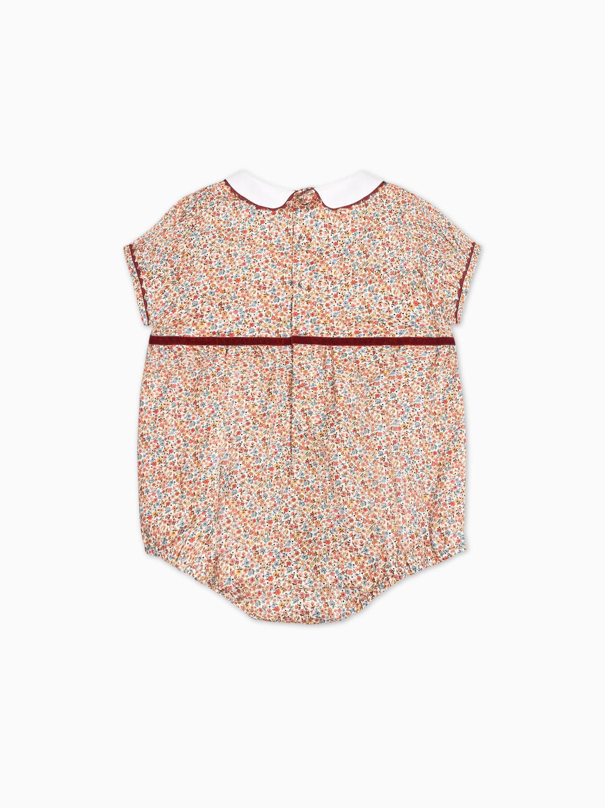 Terracotta Floral Melina Baby Girl Romper
