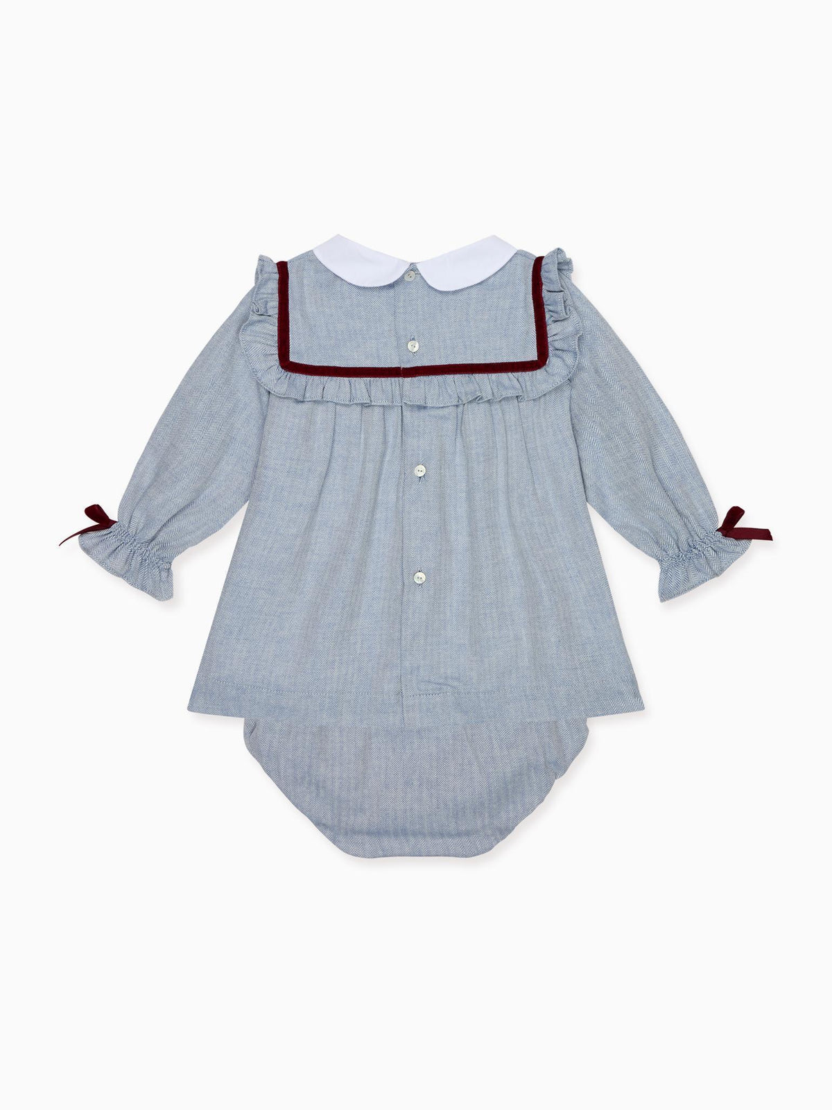 Dusty Blue Melissa Baby Girl Set