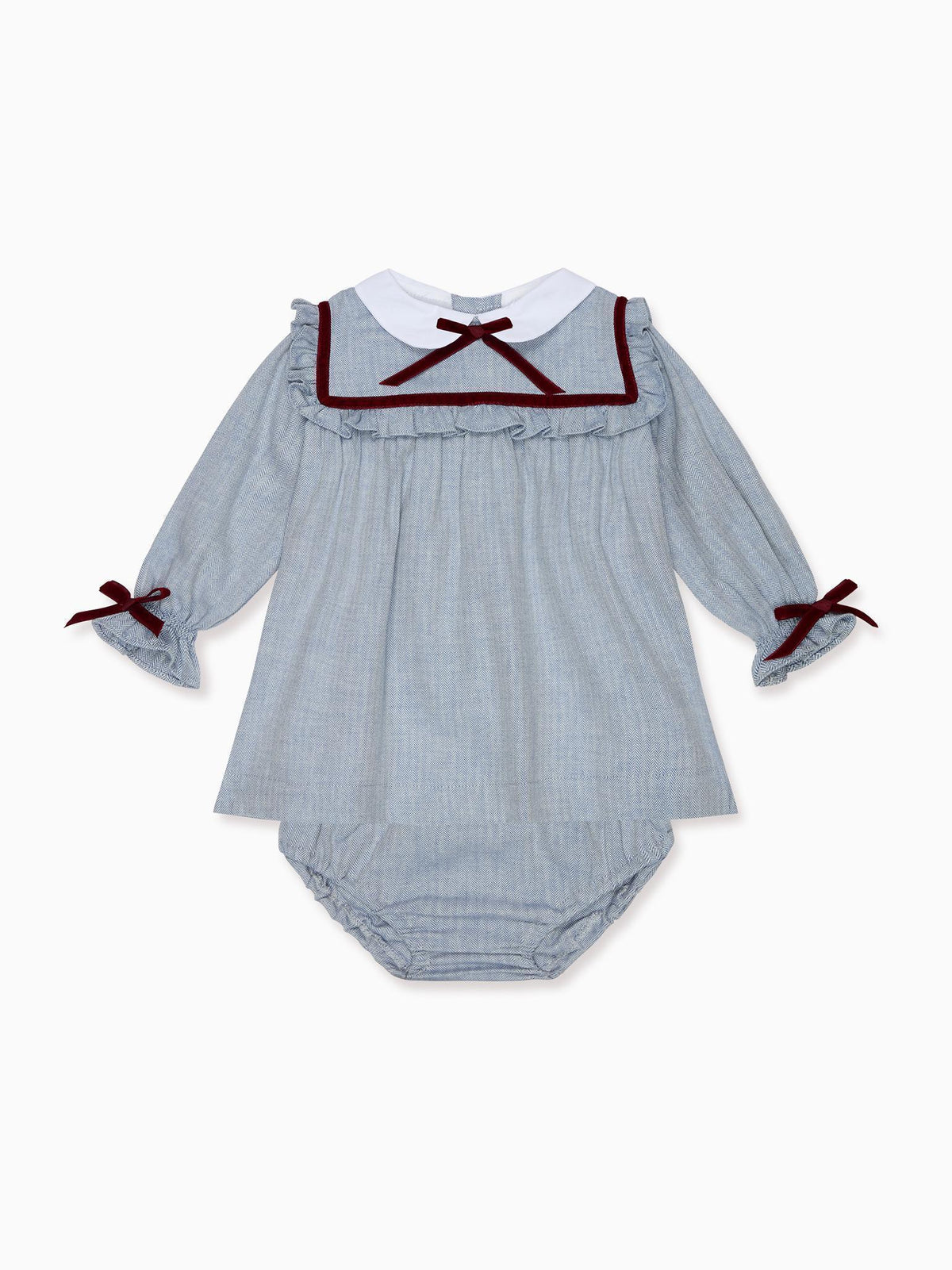 Dusty Blue Melissa Baby Girl Set