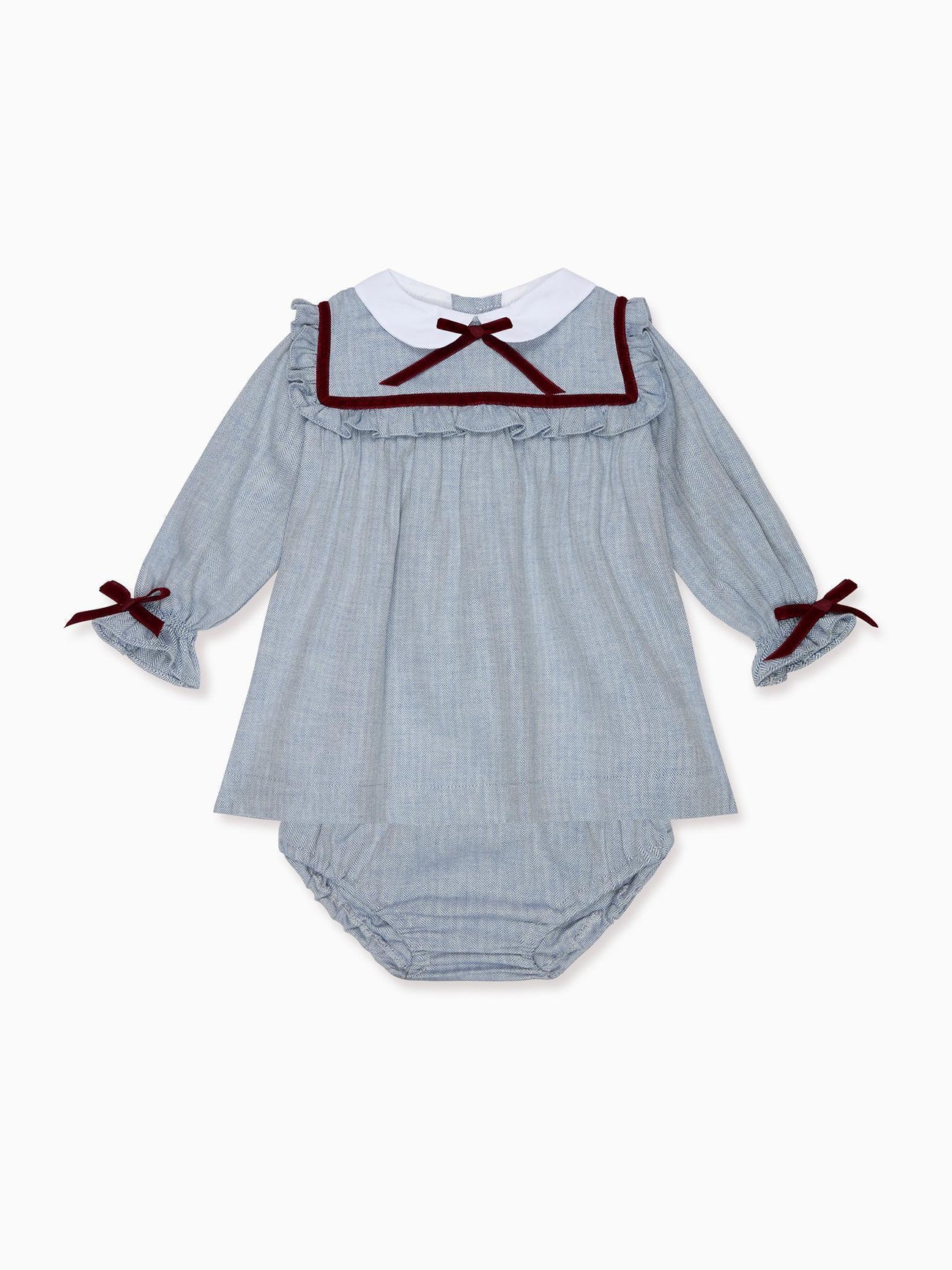Dusty Blue Melissa Baby Girl Set
