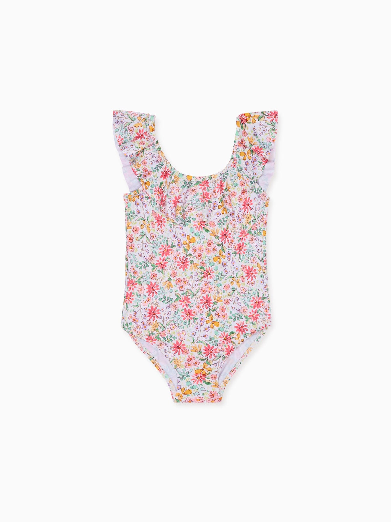 Pink Floral Mila Girl Swimsuit
