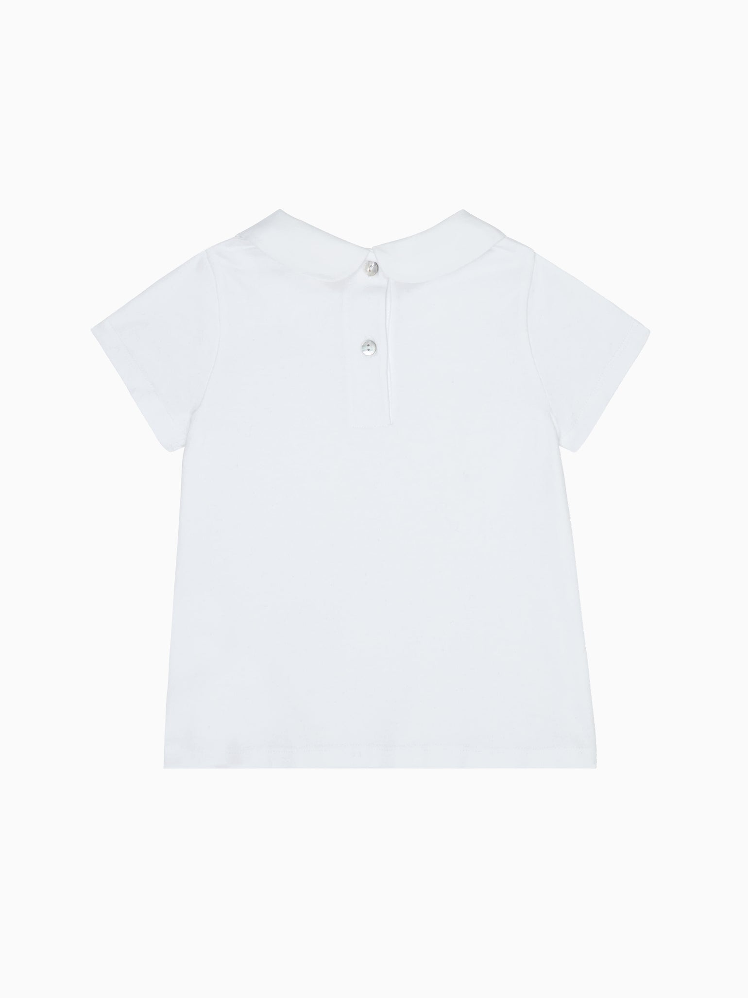 White Milo Cotton Baby Top