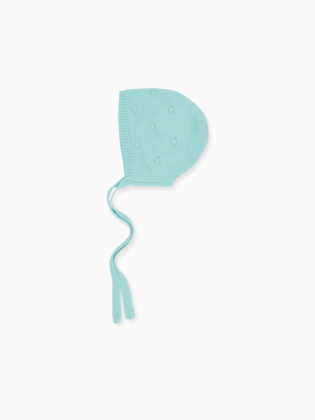 Aqua Mora Cotton Knitted Baby Bonnet