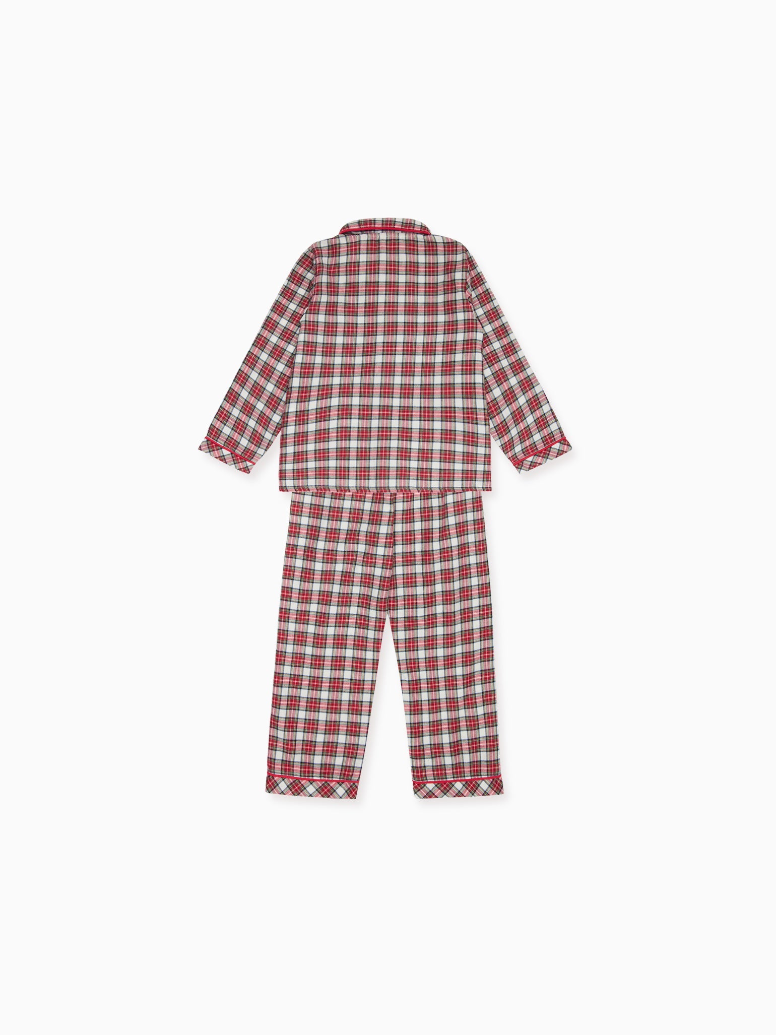 Ivory Tartan Navidad Kids Pyjamas