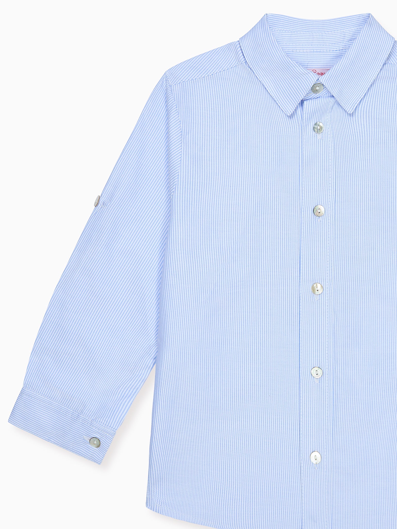 Blue Stripe Nico Long Sleeve Boy Shirt