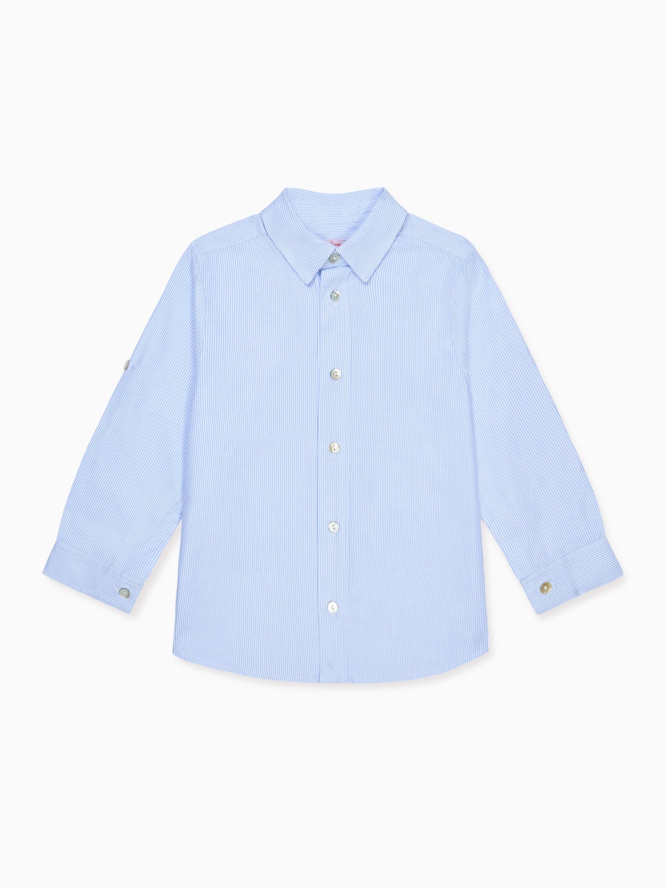 Blue Stripe Nico Long Sleeve Boy Shirt