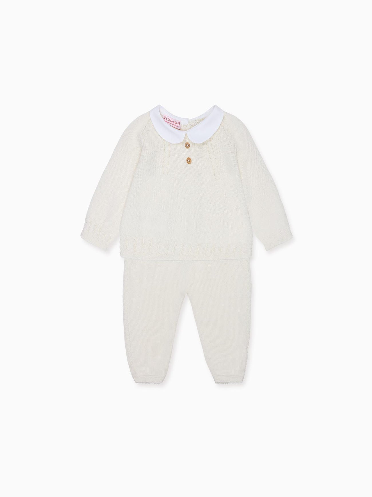Ivory Noa Merino Baby Knitted Set