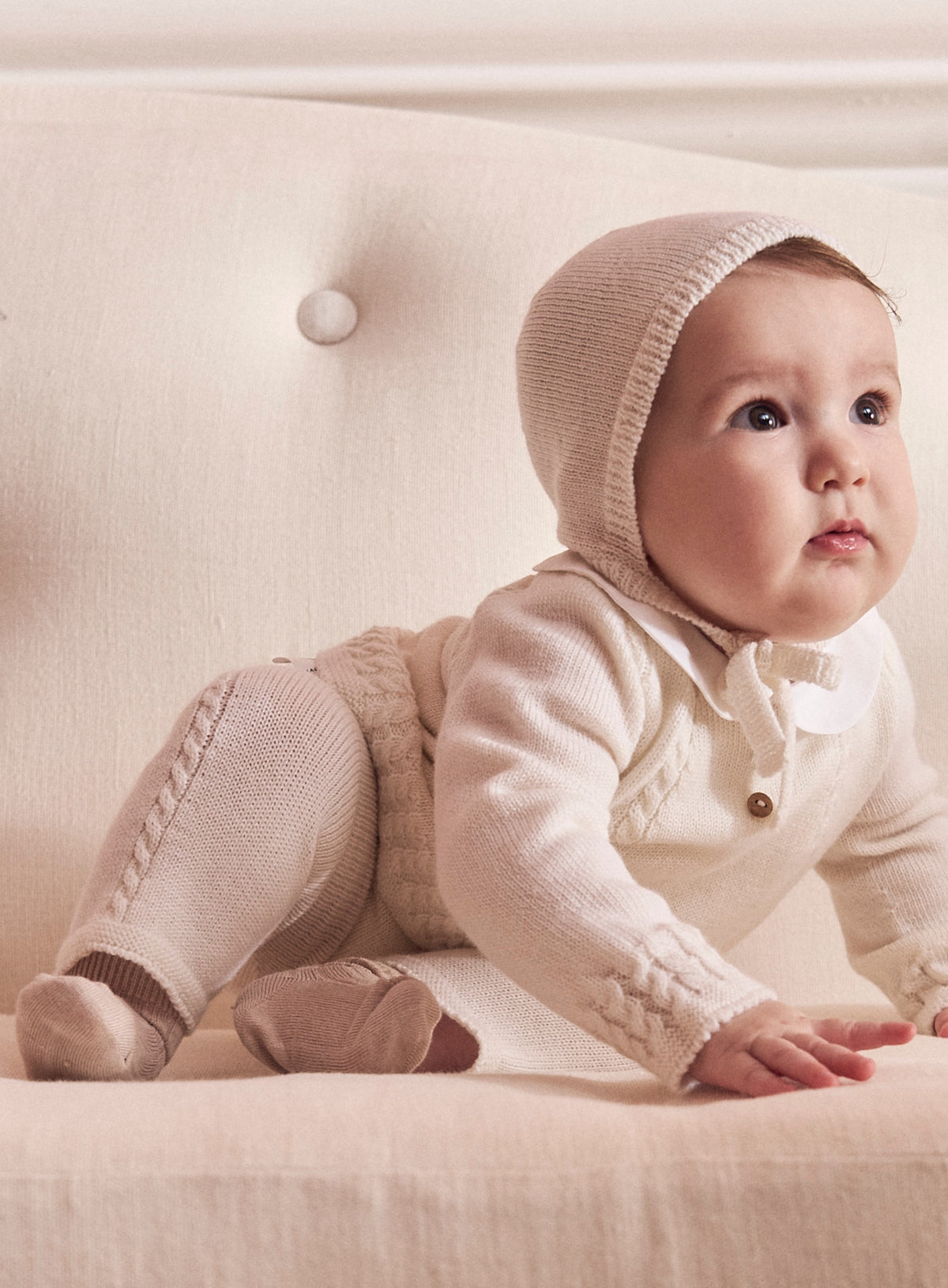 Ivory Noa Merino Baby Knitted Gift Box Set