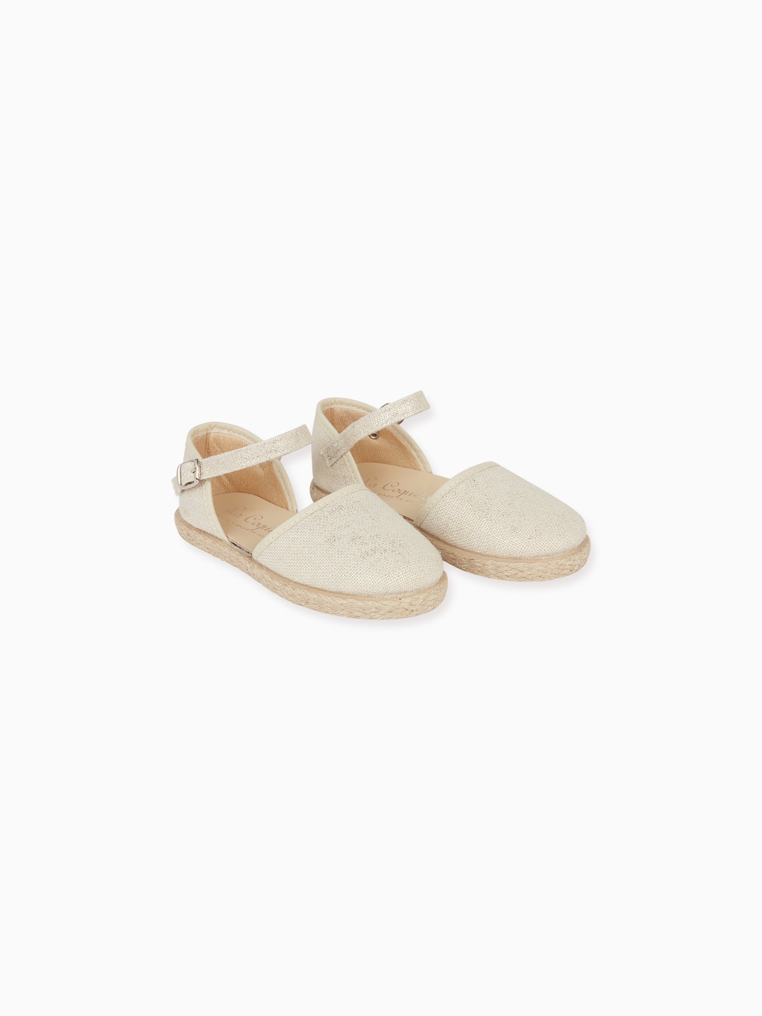 Sand Olivia Canvas Girl Espadrille