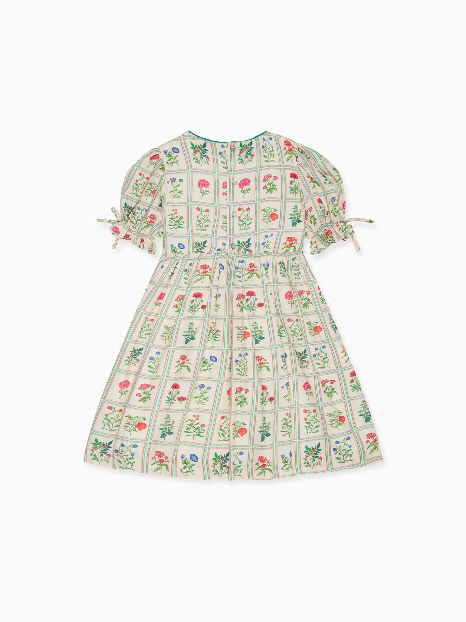 Ivory Botanical Olivia Girl Dress