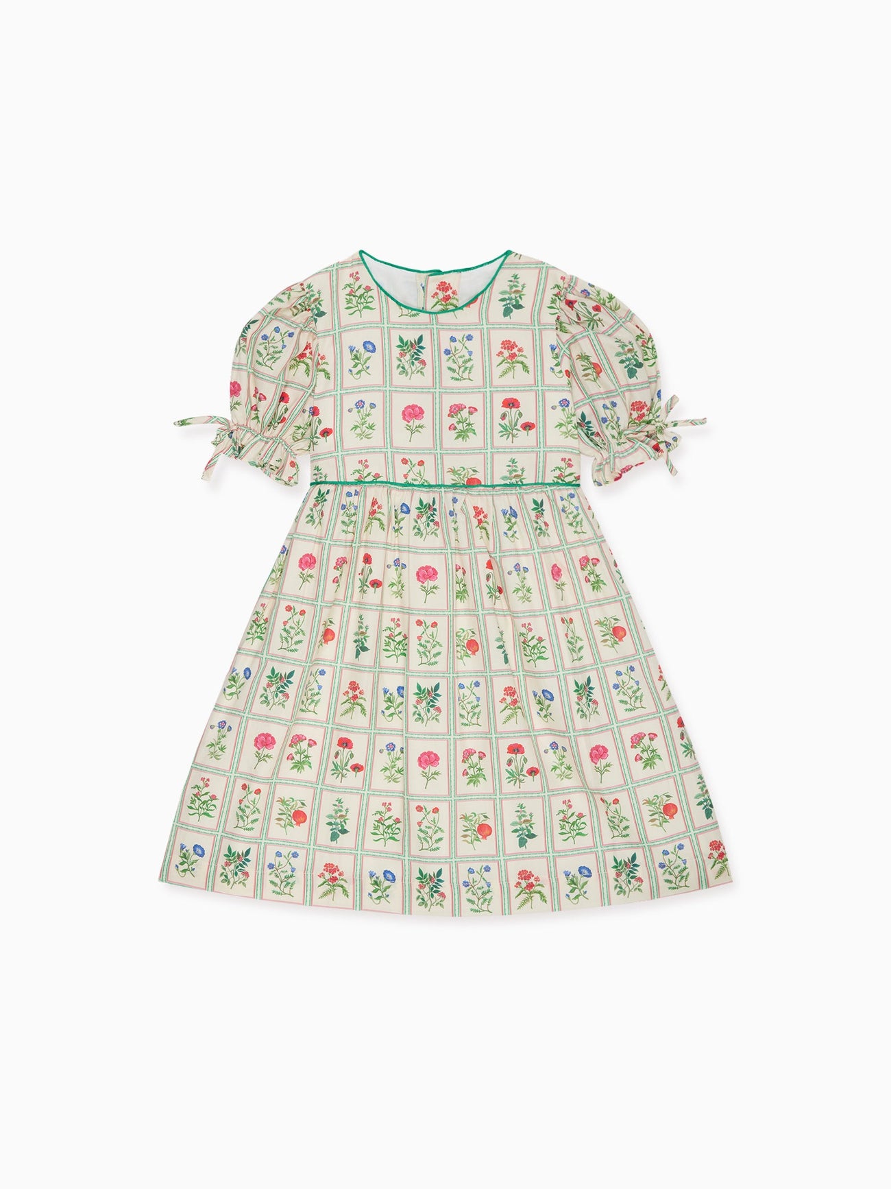 Ivory Botanical Olivia Girl Dress
