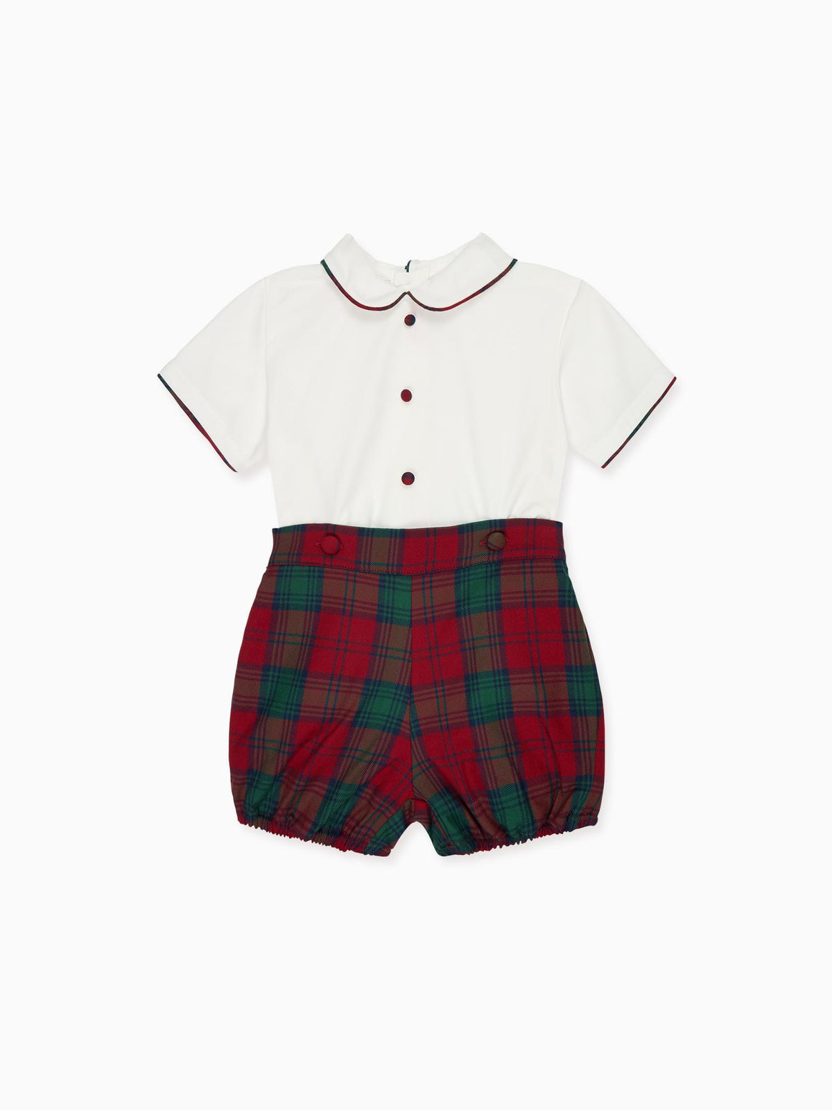 Green Tartan Pablo Baby Boy Set