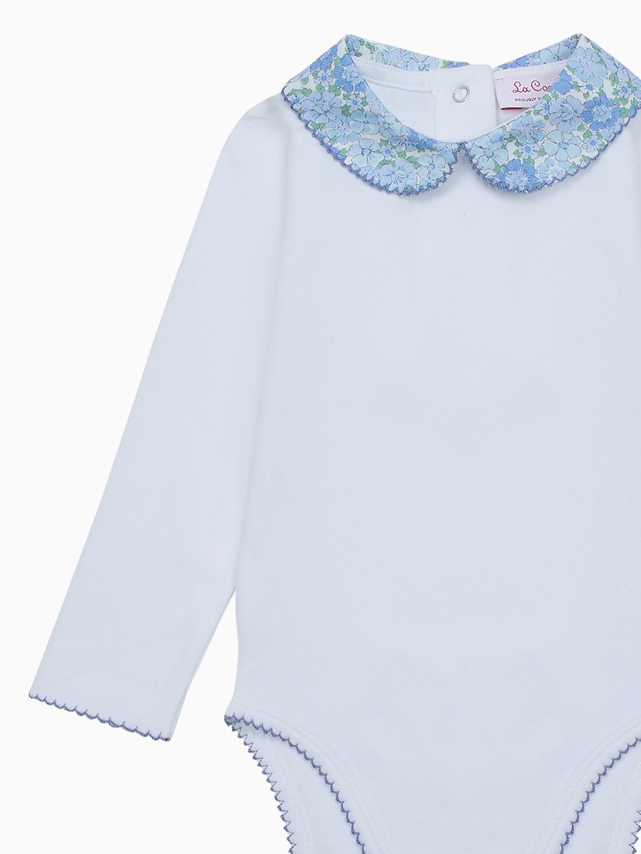 Blue Floral Patricio Baby Girl Body Vest