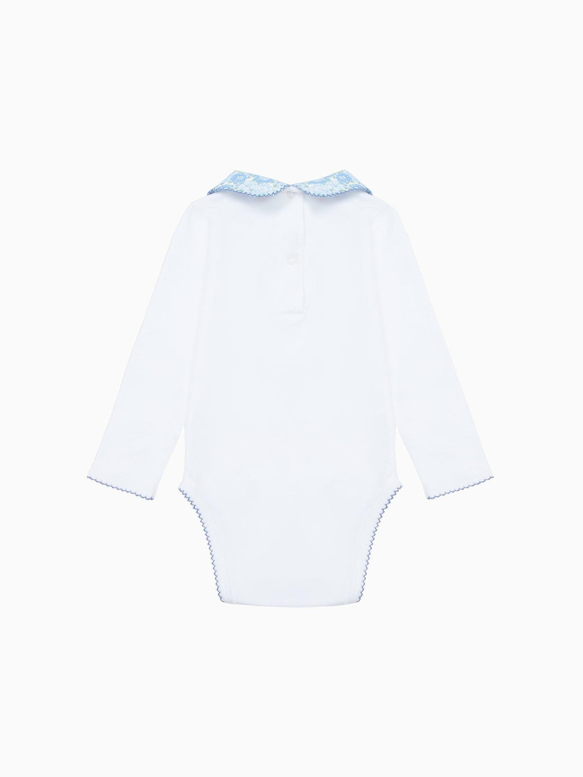 Blue Floral Patricio Baby Girl Body Vest