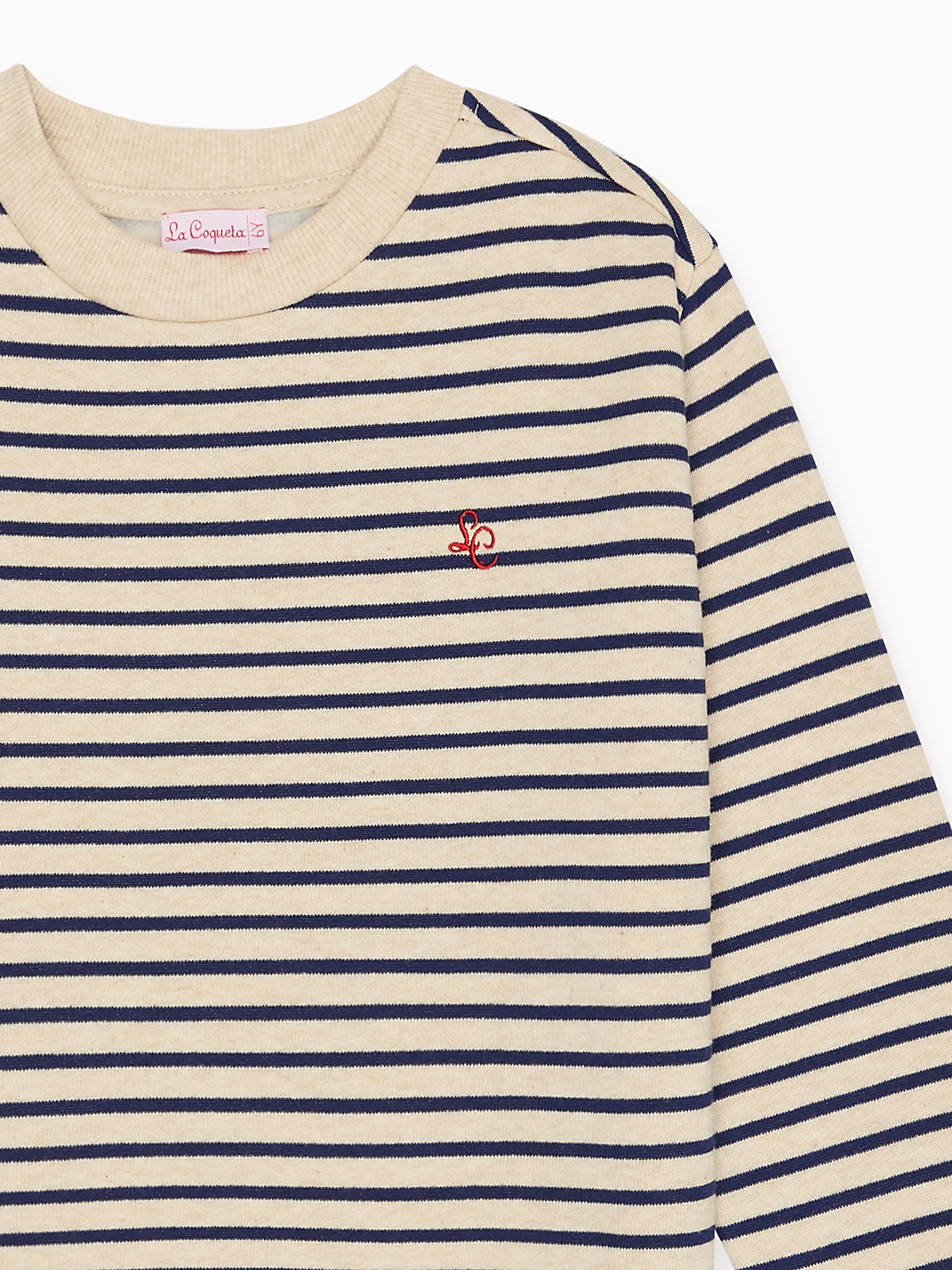 Navy Stripe Pernille Kids Sweatshirt