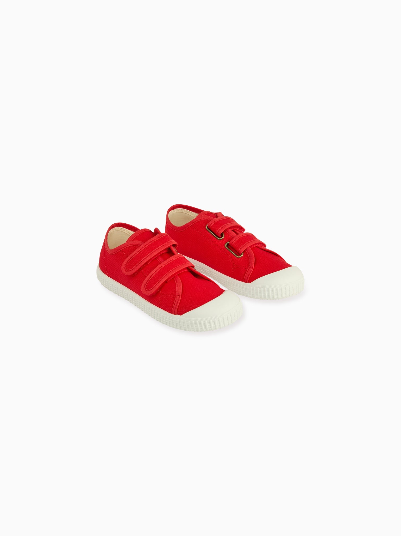 Red Plimsoll Kids Shoes
