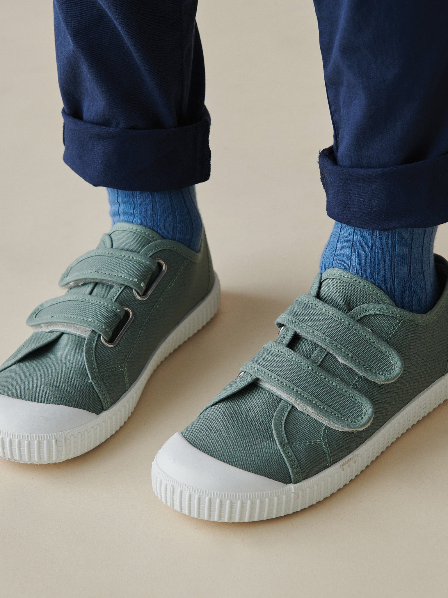 Sage Plimsoll Kids Shoes
