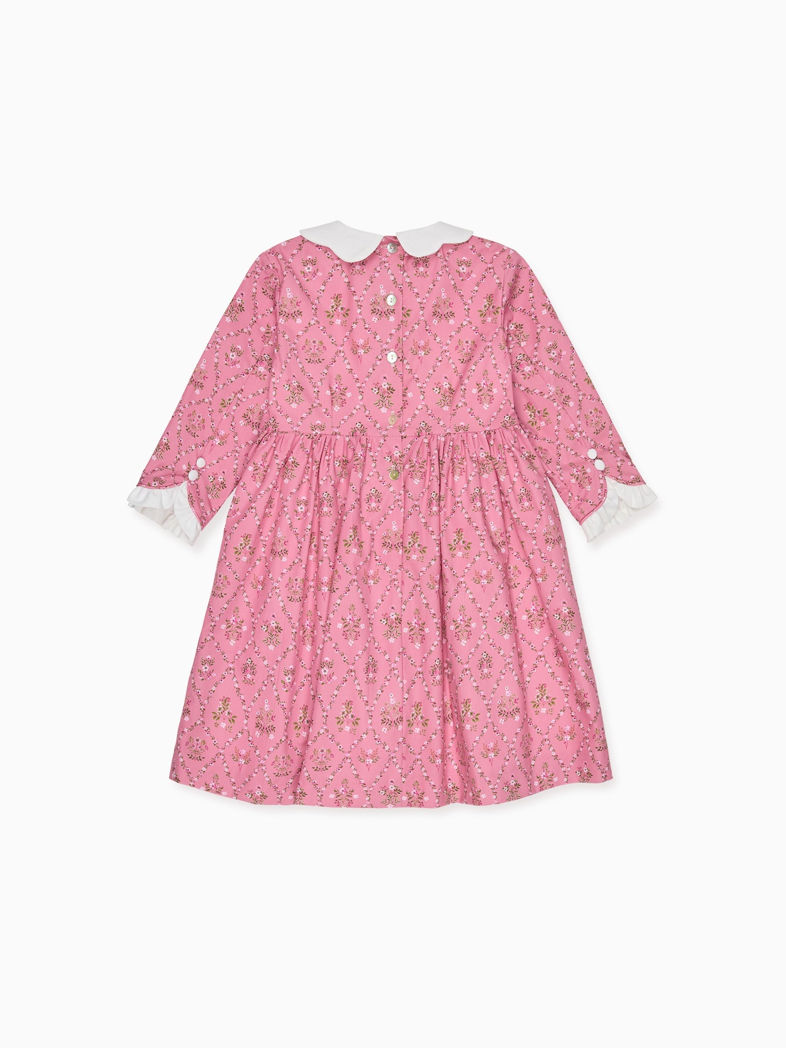 Pink Garland Trellis Provenza Girl Dress