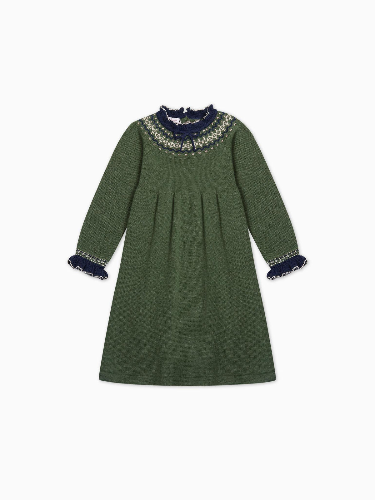 Olive Raquel Fair Isle Girl Knitted Dress