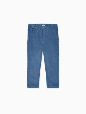 Blue Reinaldo Corduroy Boy Trousers