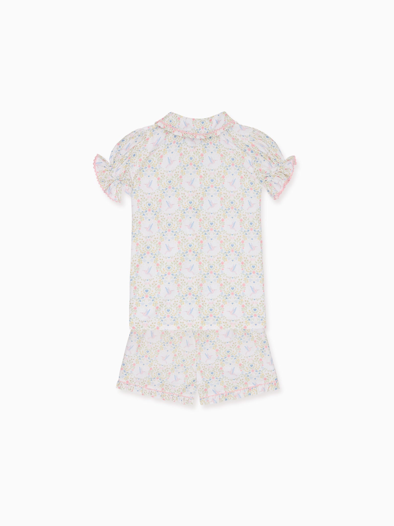 Pink Bird Floral Rinela Girl Pyjamas