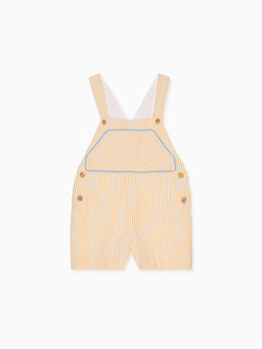 Yellow Stripe Ringo Baby Dungarees
