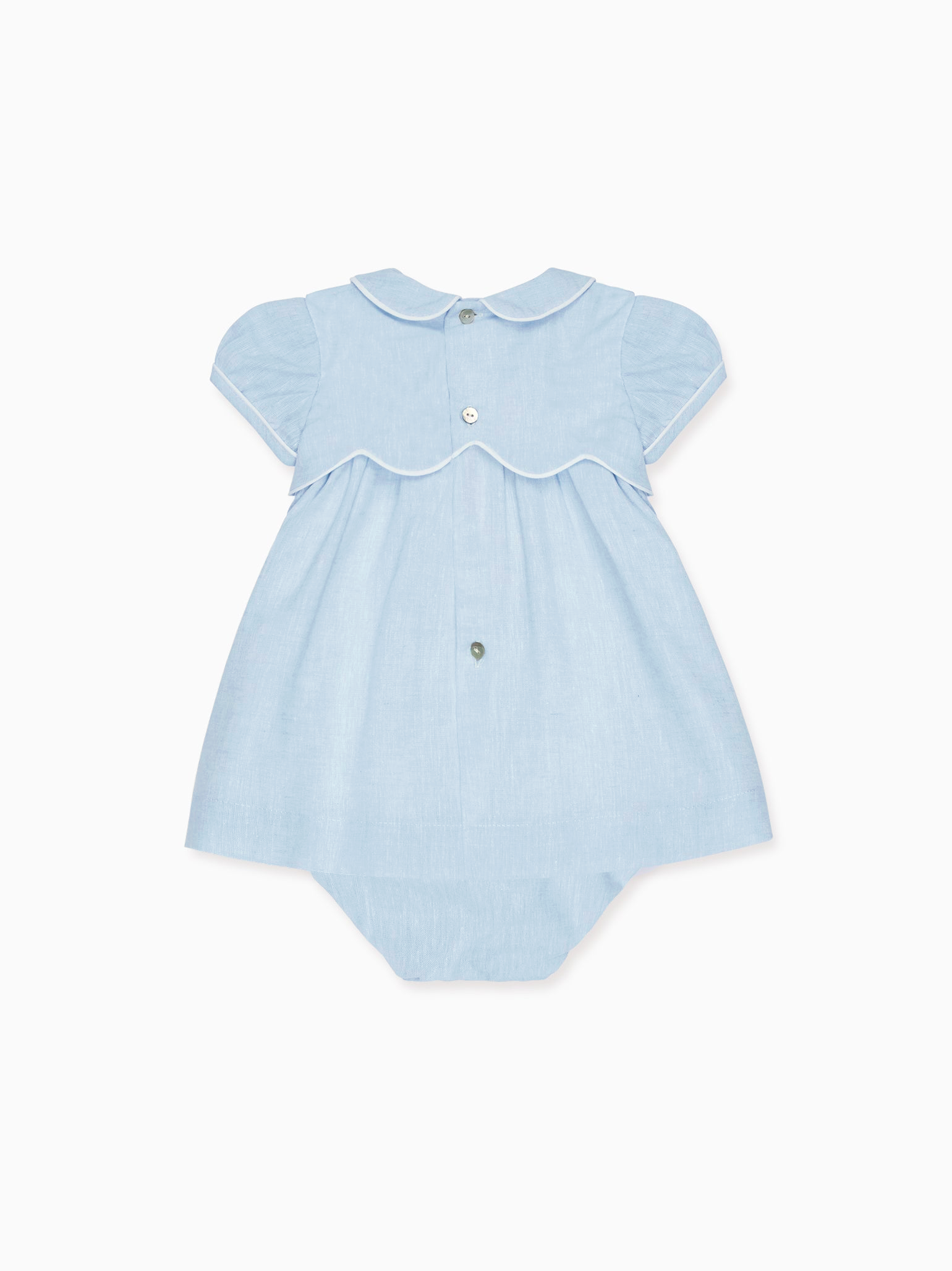Dusty Blue Romina Baby Girl Set