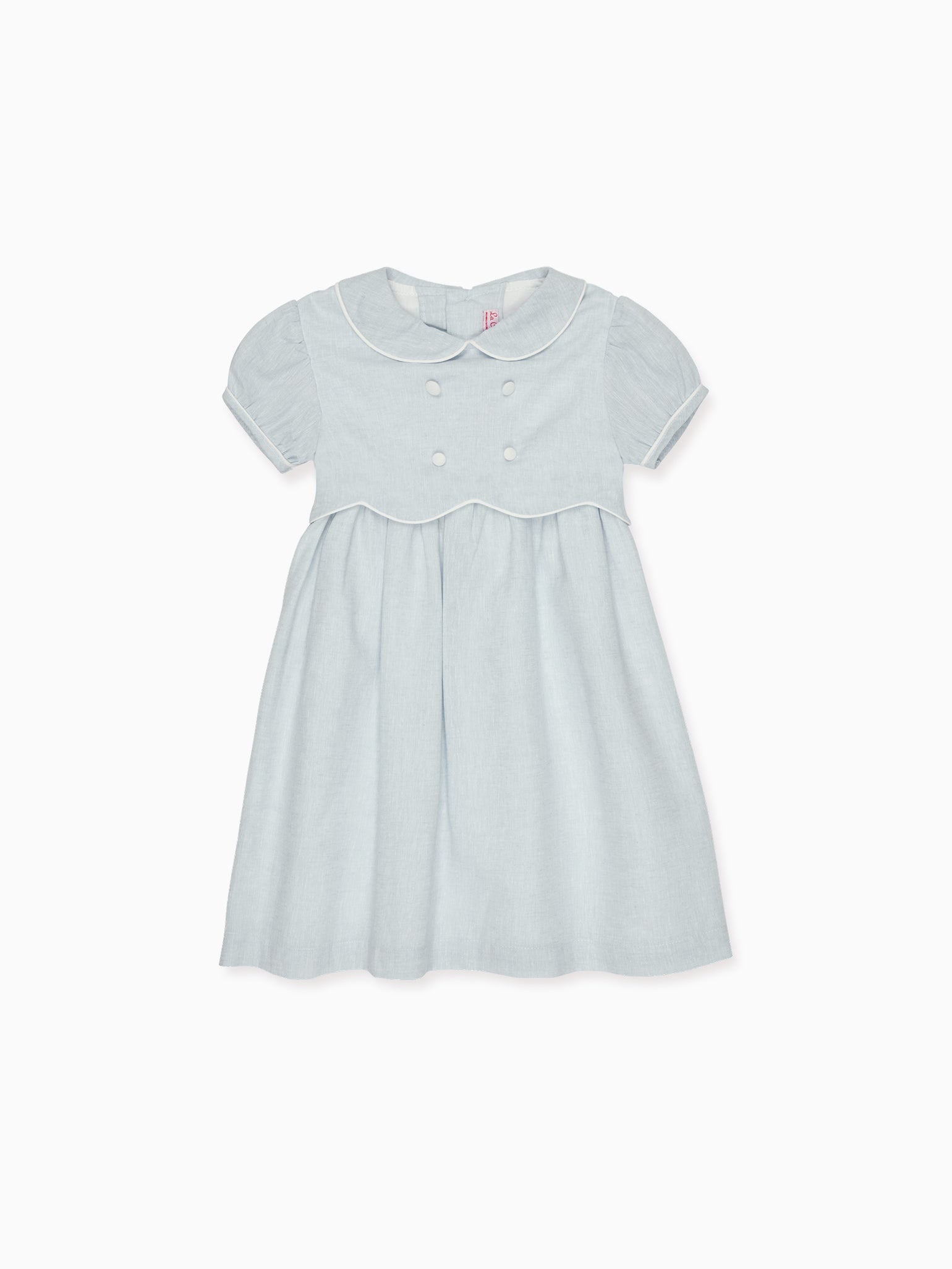 Dusty Blue Romina Girl Dress