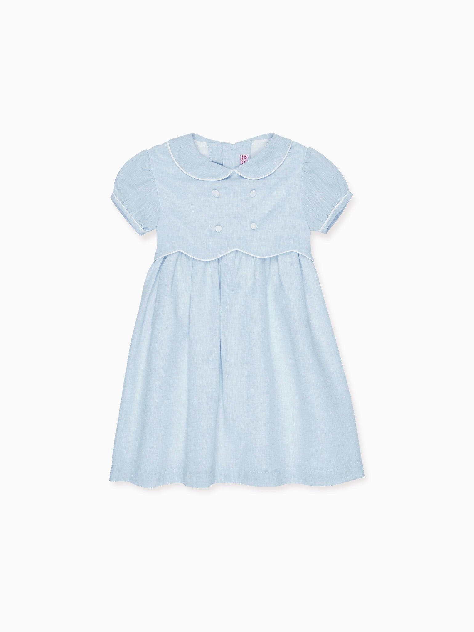 Dusty Blue Romina Girl Dress