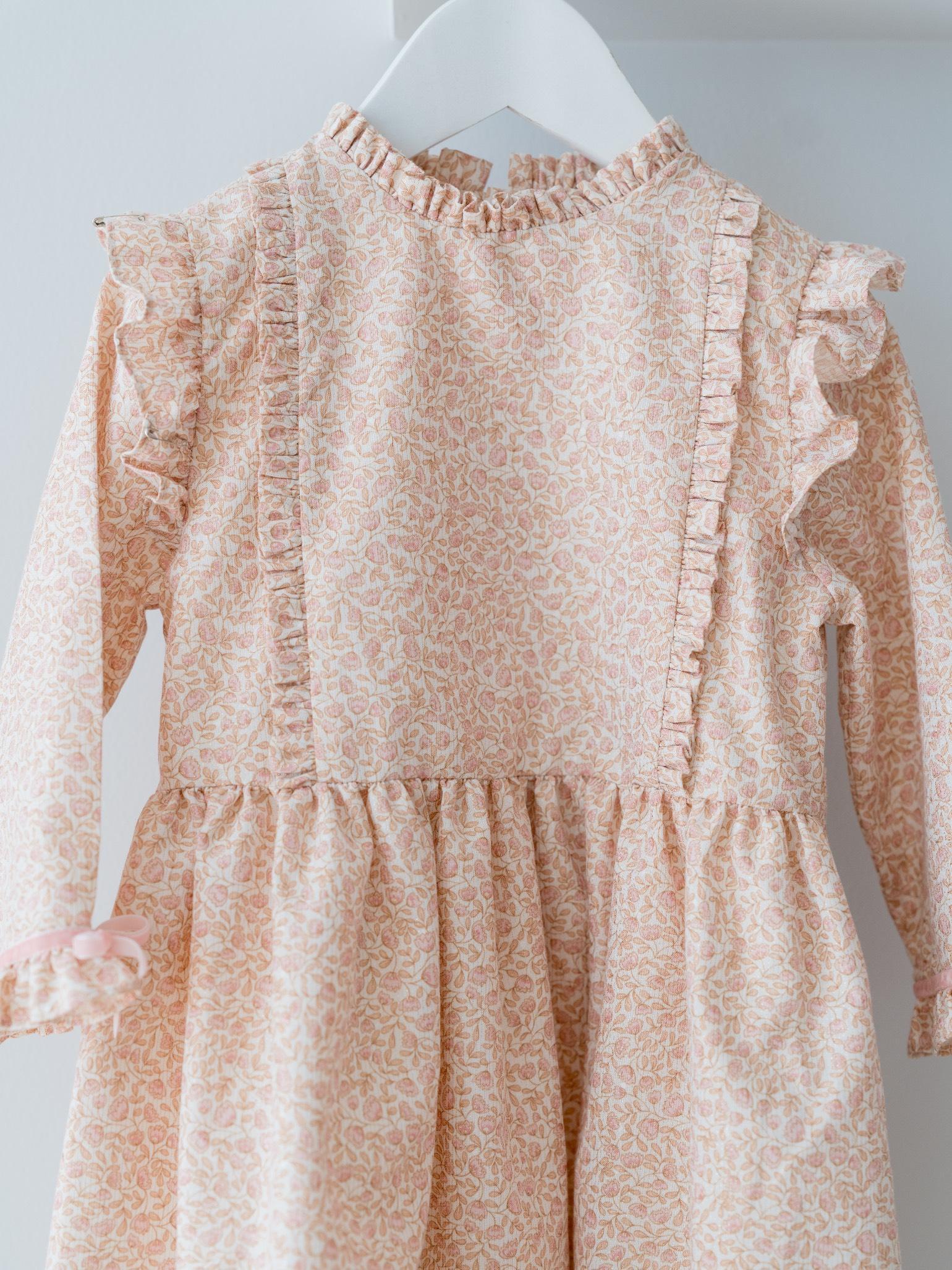 Pink Floral Rosaura Girl Dress