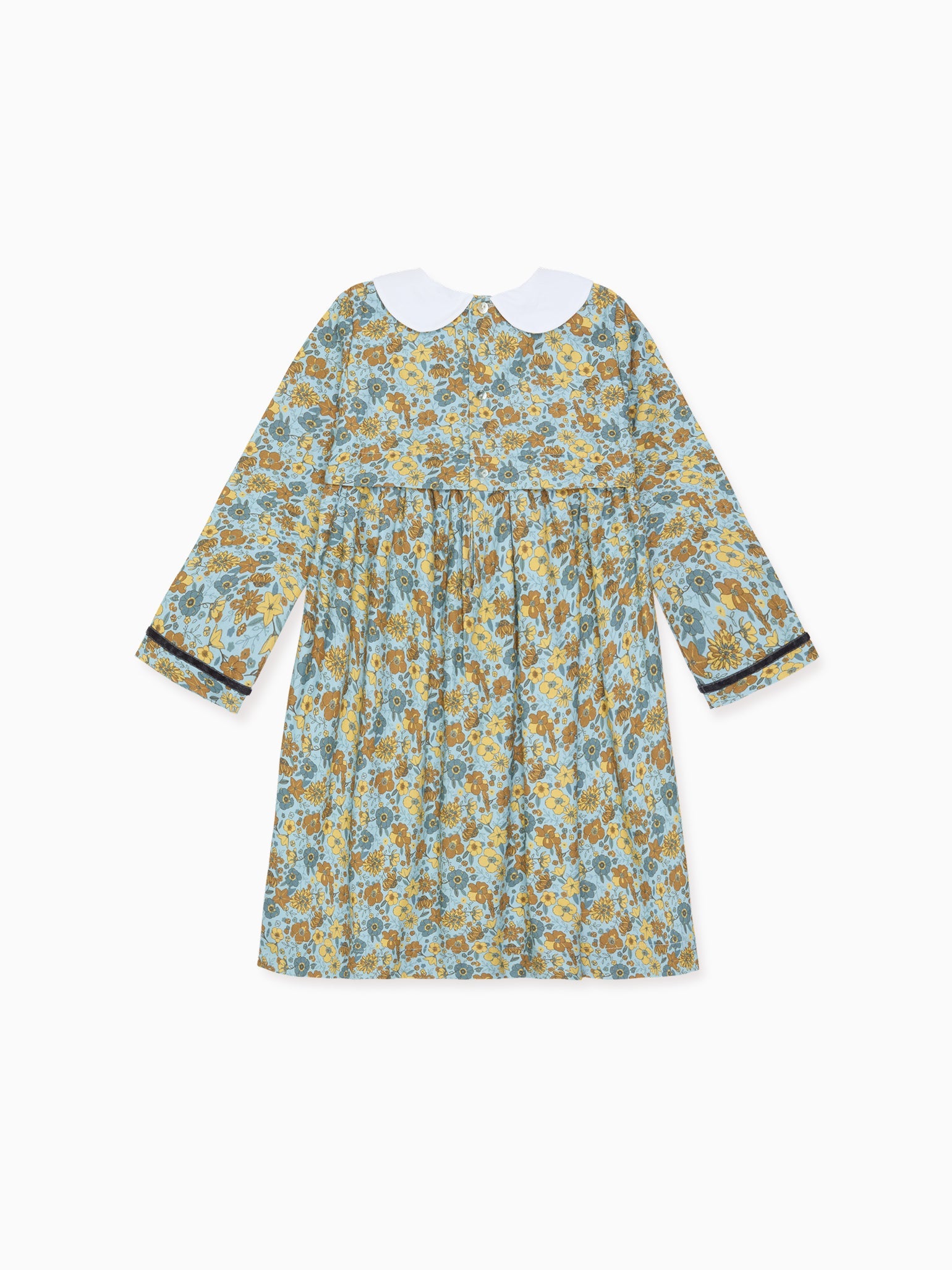 Blue Floral Ruby Girl Dress