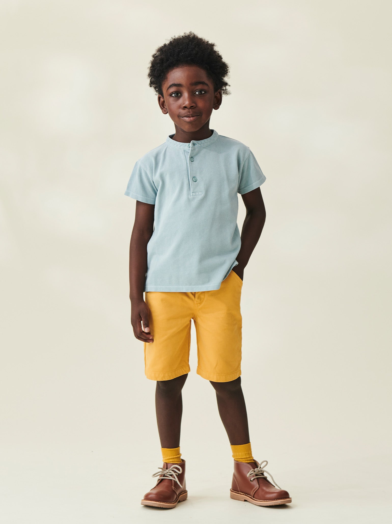 Sage Green Alcon Boy Polo Shirt