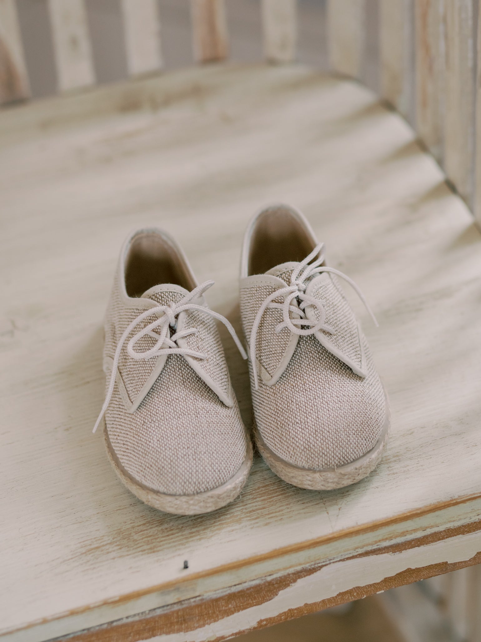 Sand Rowan Canvas Boy Lace Up Espadrille