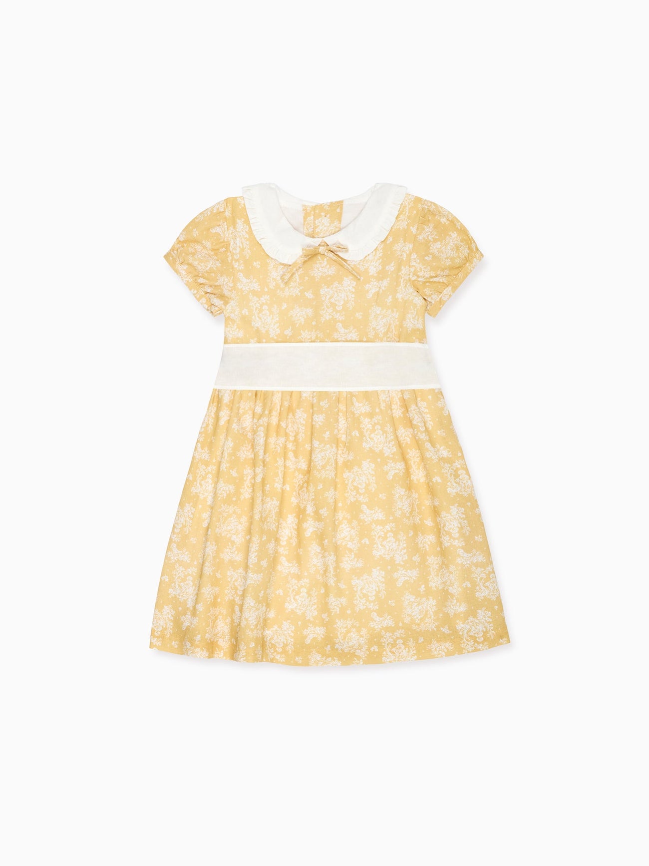 Yellow Toile Sara Girl Dress