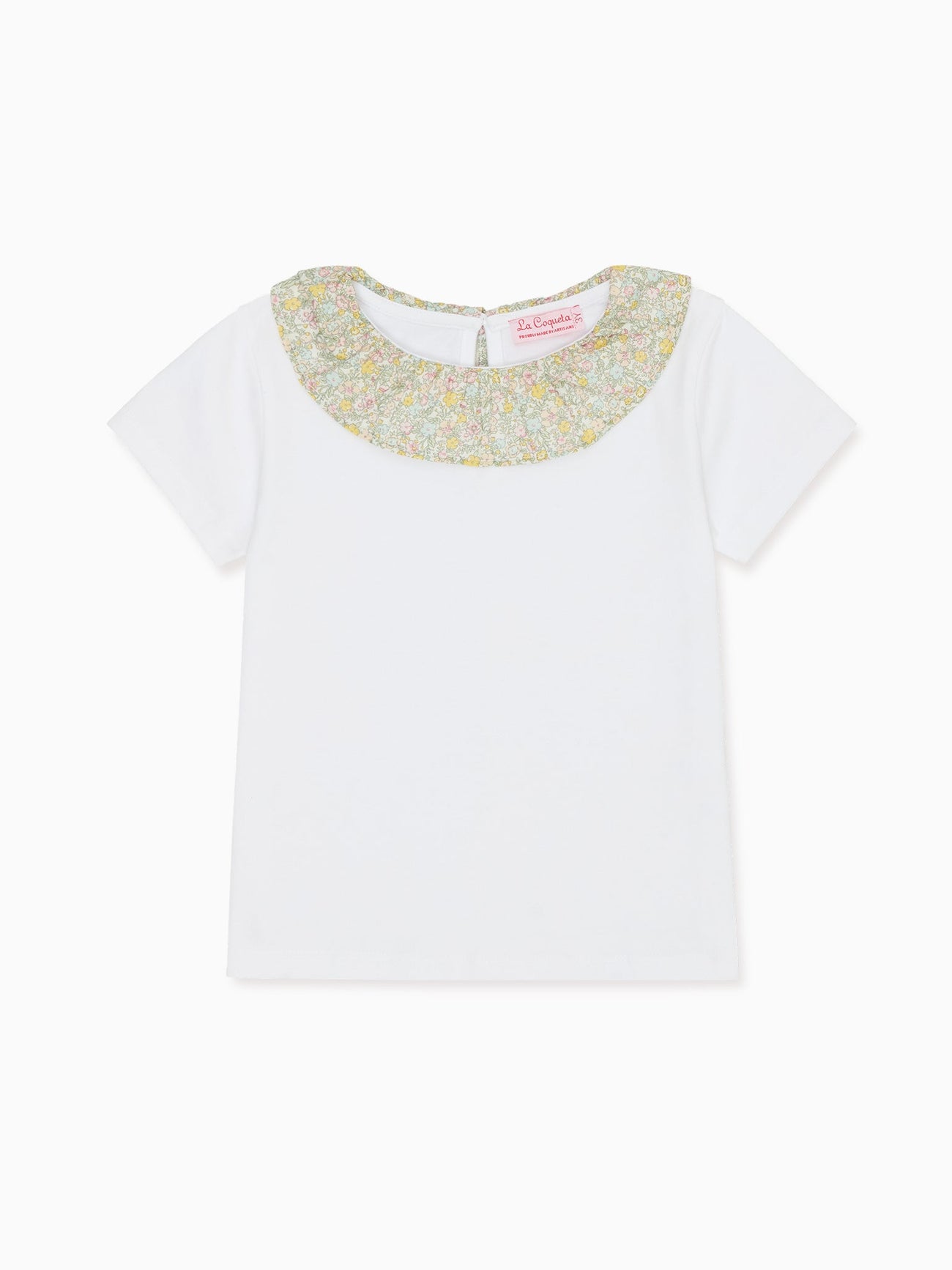 Pink Floral Savana Cotton Baby Girl Top