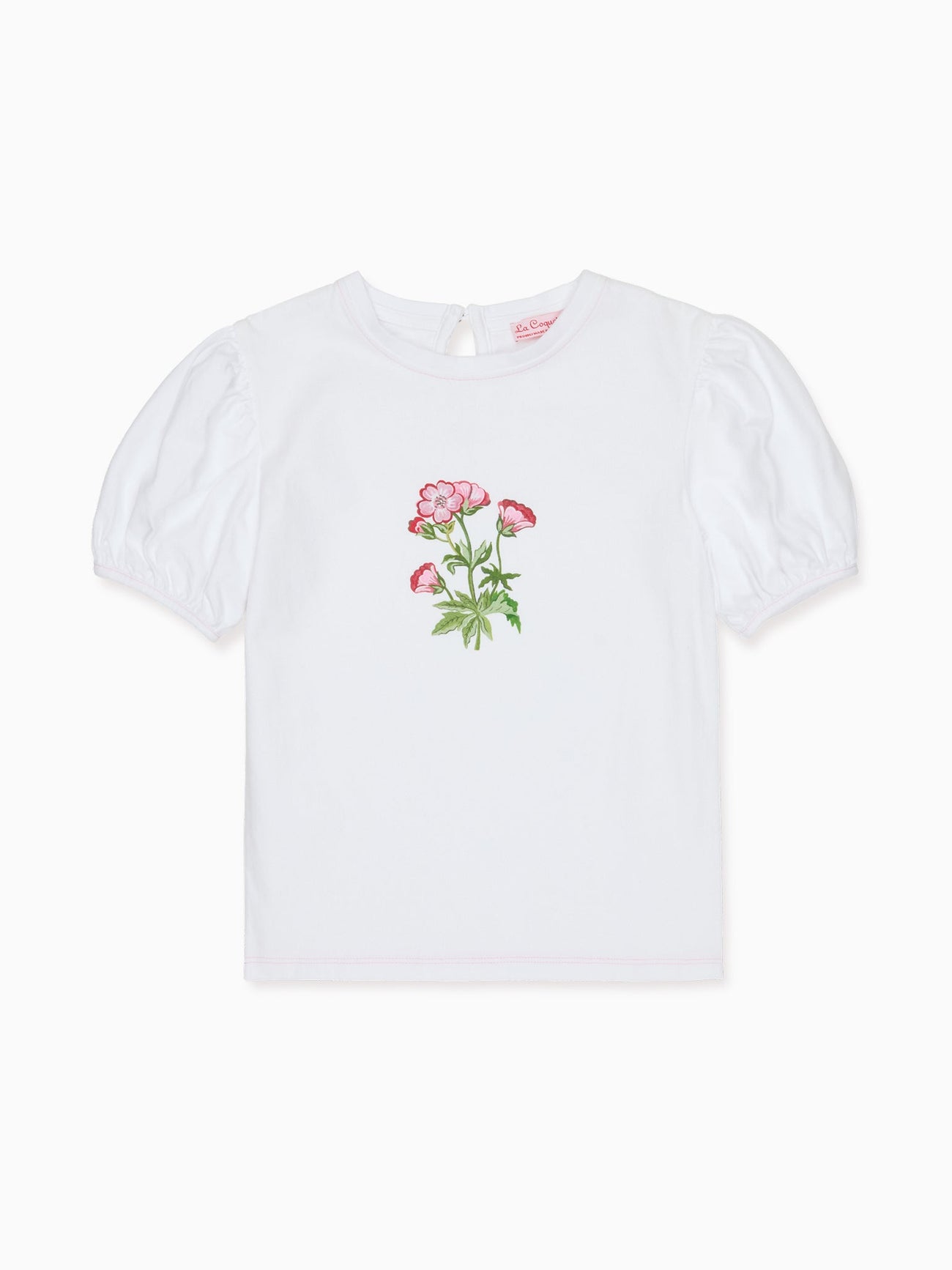 White Scarlet Girl Top