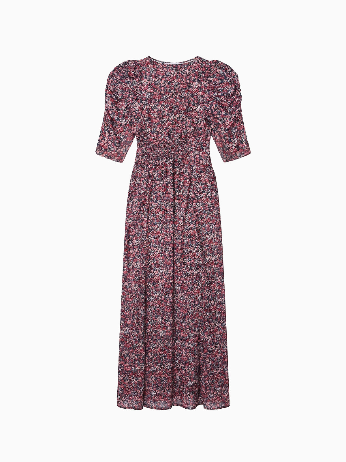 Navy Floral Siena Women Long Dress
