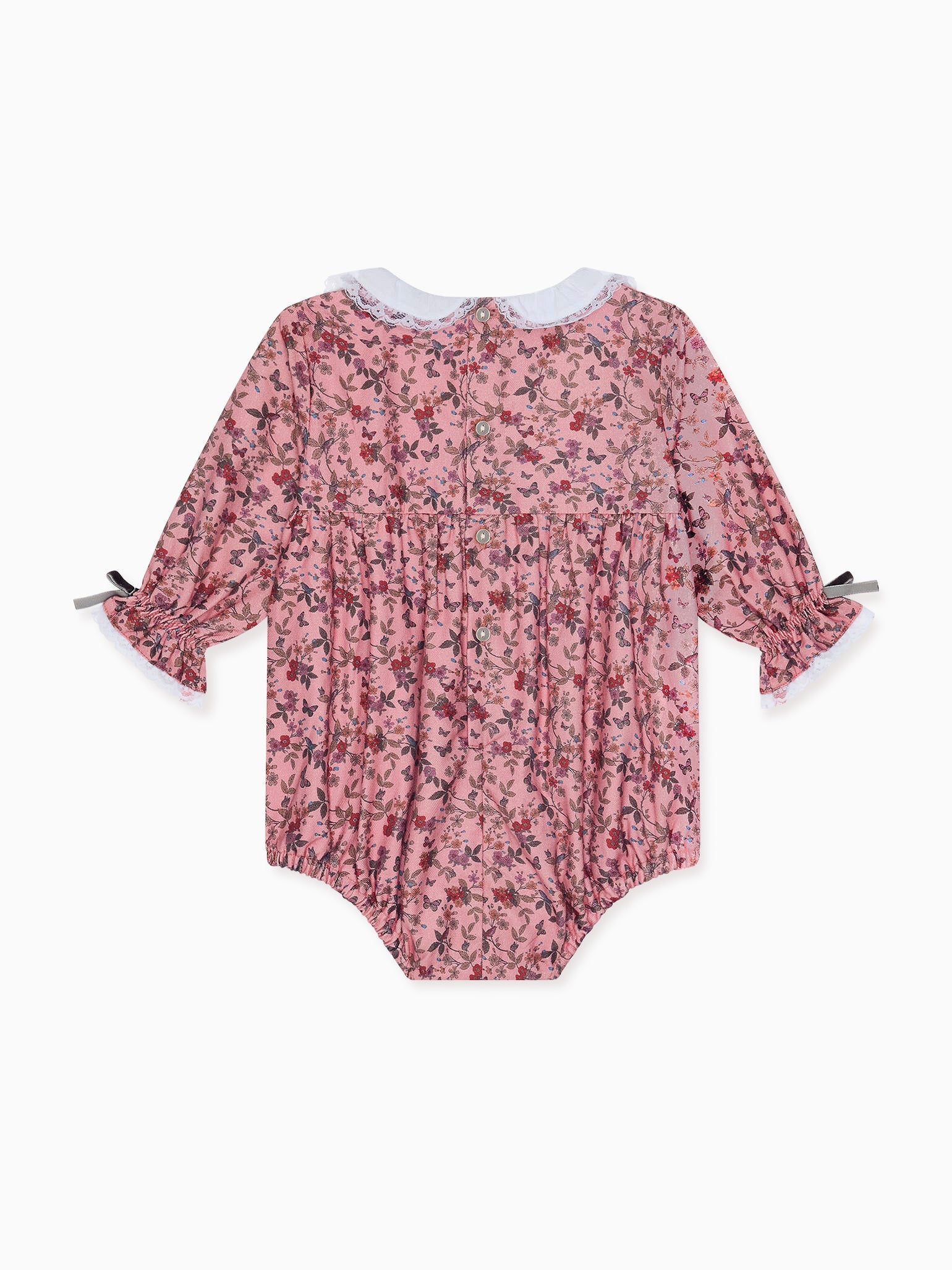 Dusty Pink Floral Sierra Baby Girl Romper