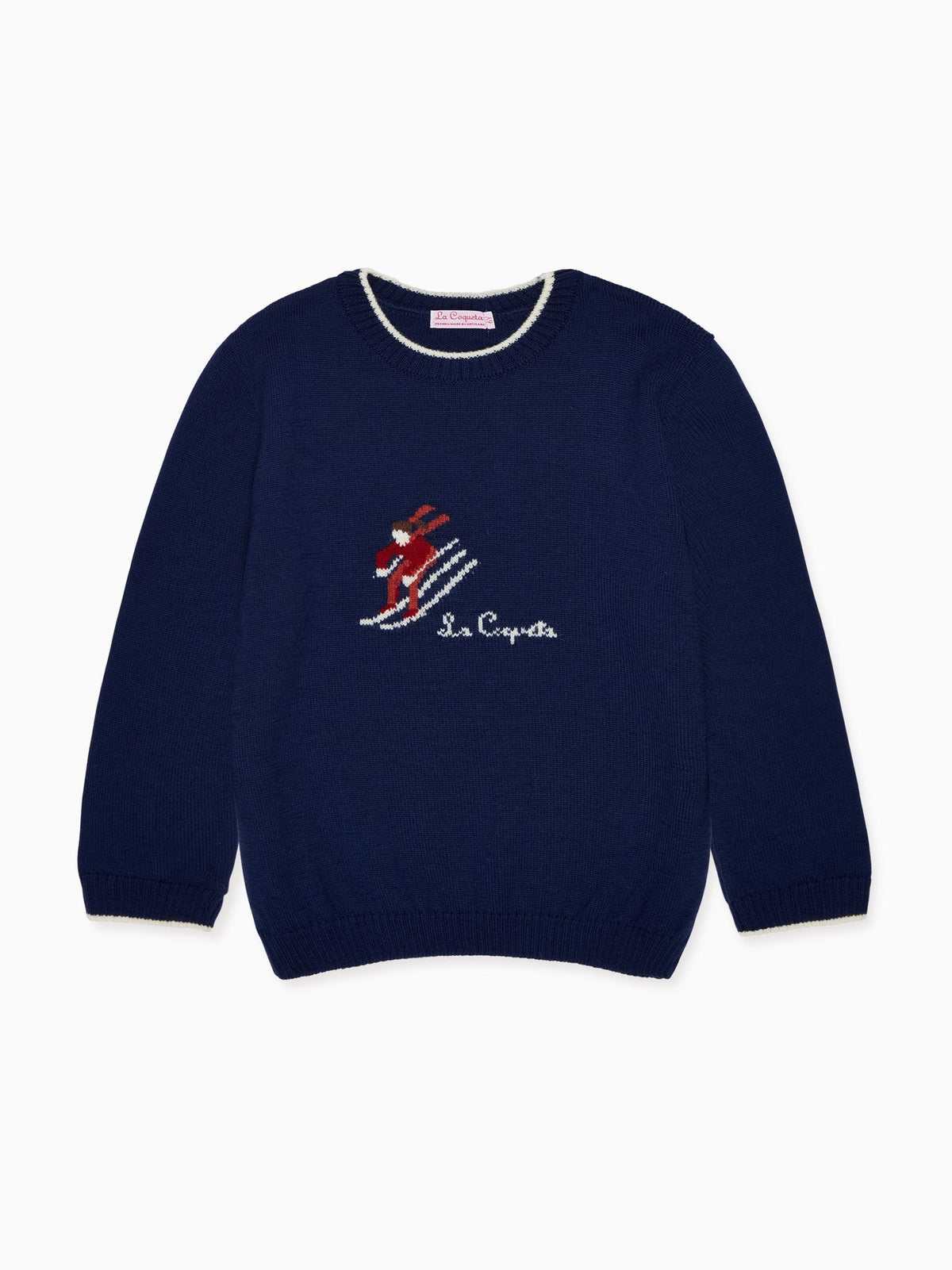 Navy Ski Merino Kids Jumper