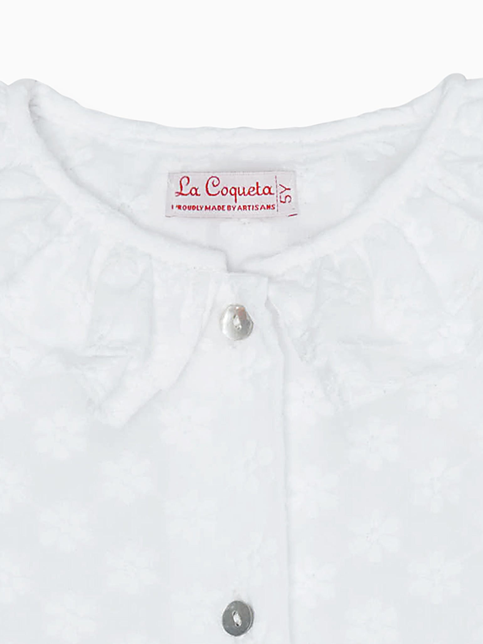 White Solara Girl Cotton Shirt