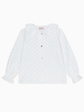 White Solara Girl Cotton Shirt