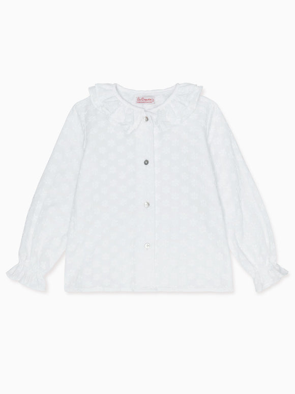 White Solara Girl Cotton Shirt