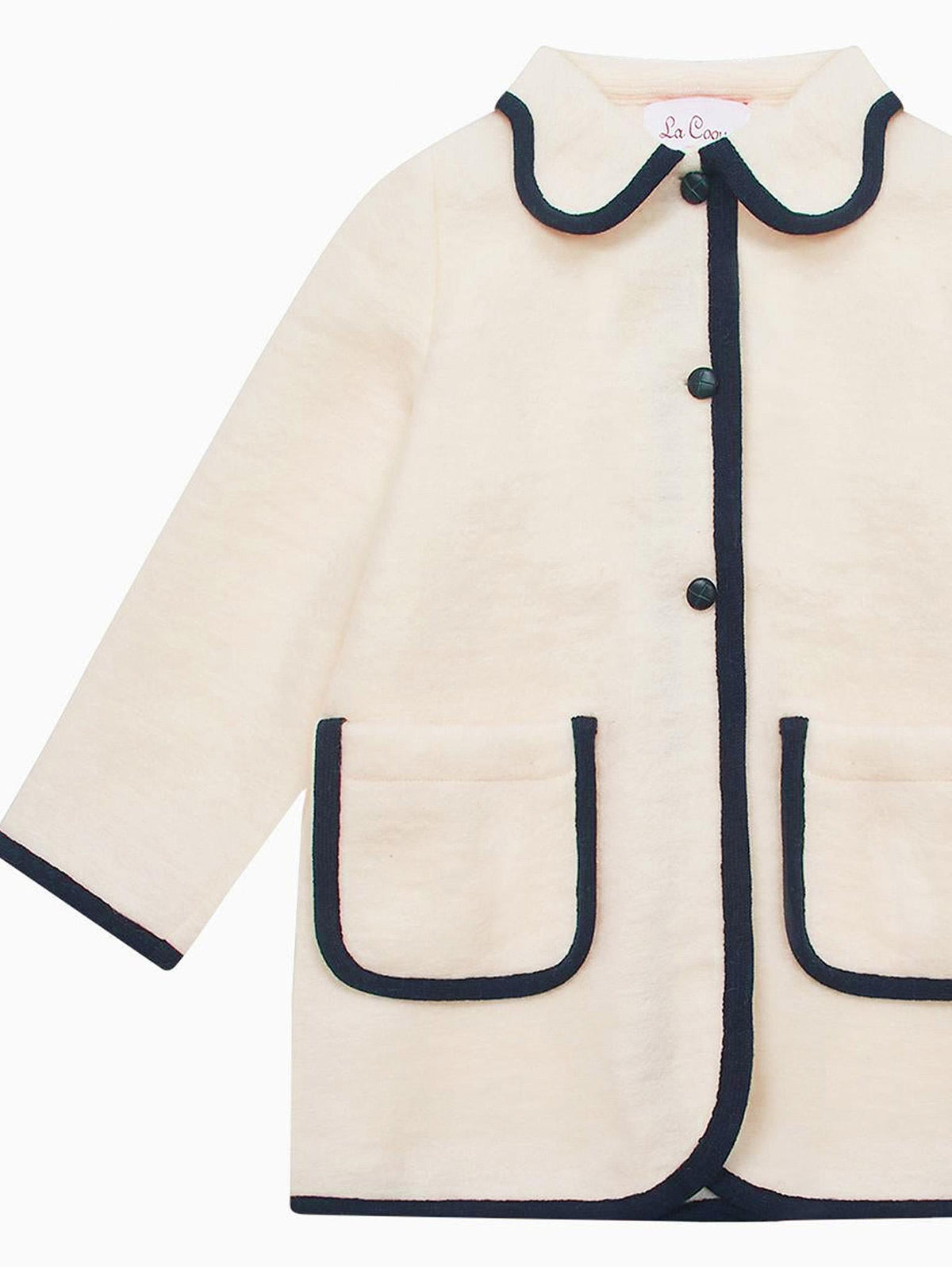 Ivory Sophia Girl Coat