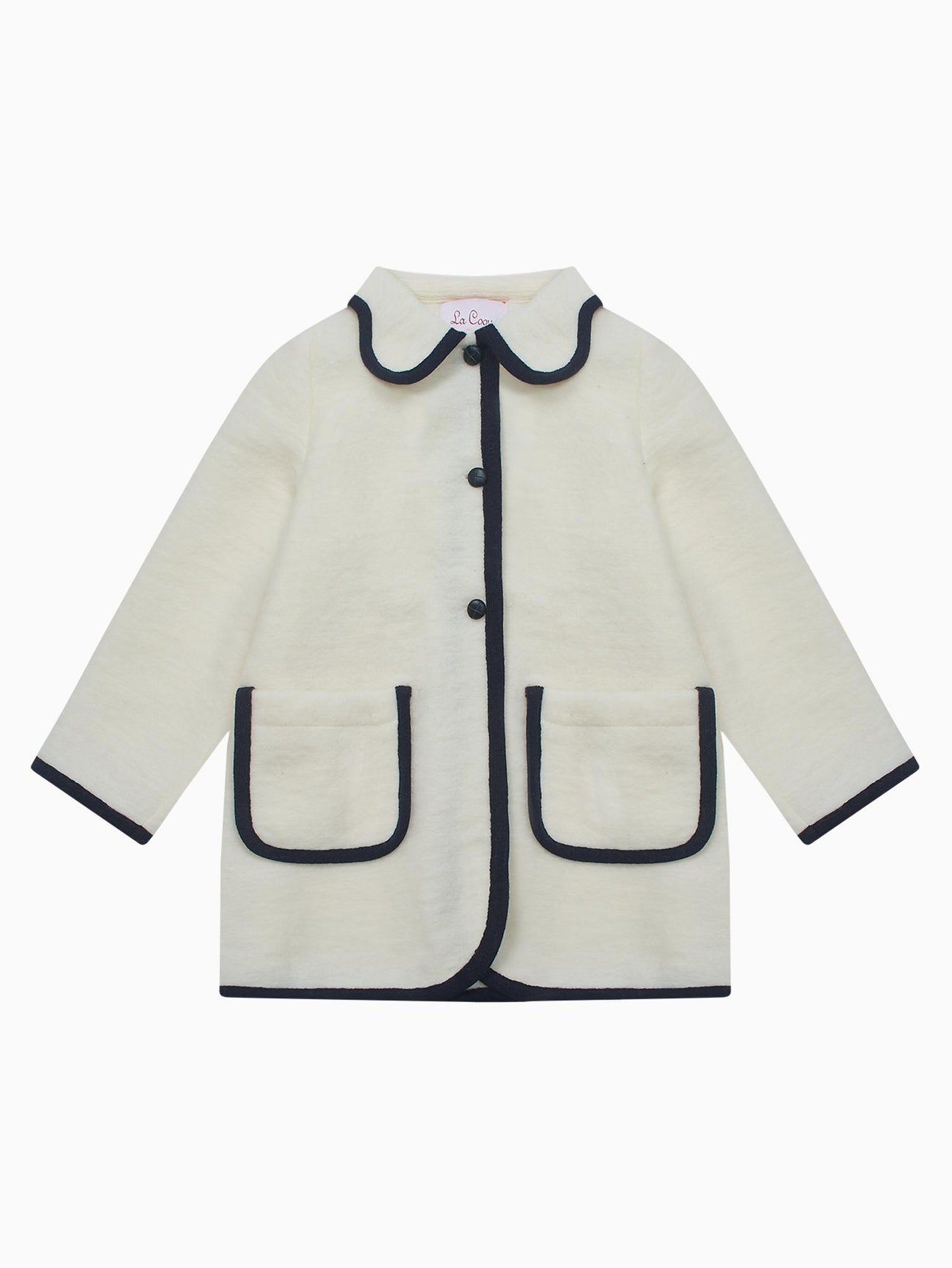 Ivory Sophia Girl Coat