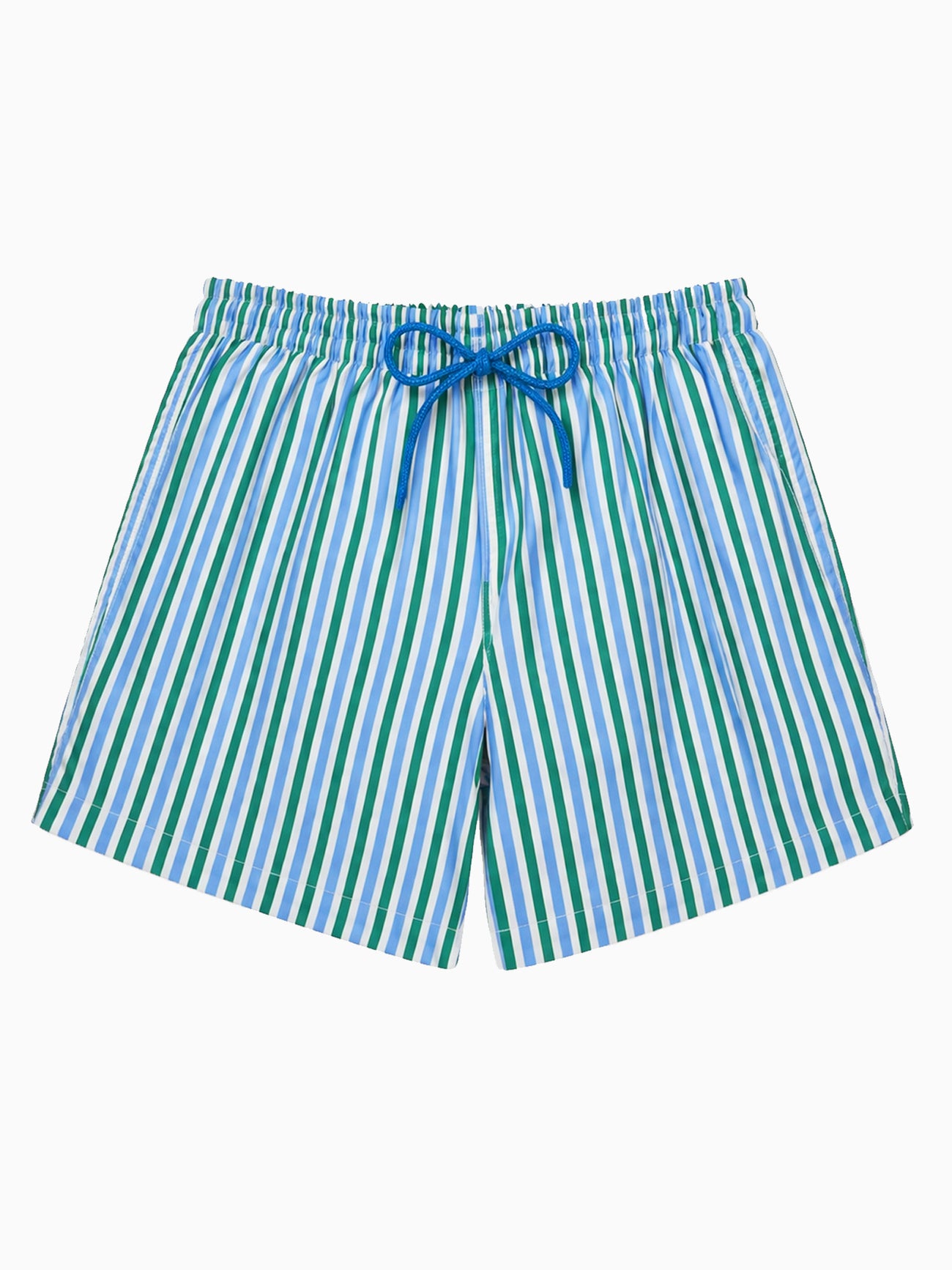 Green Stripe Bravo Boy Swim Short