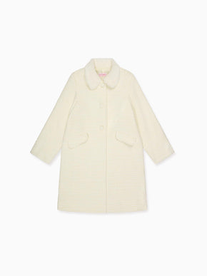 Ivory Rose Girl Coat