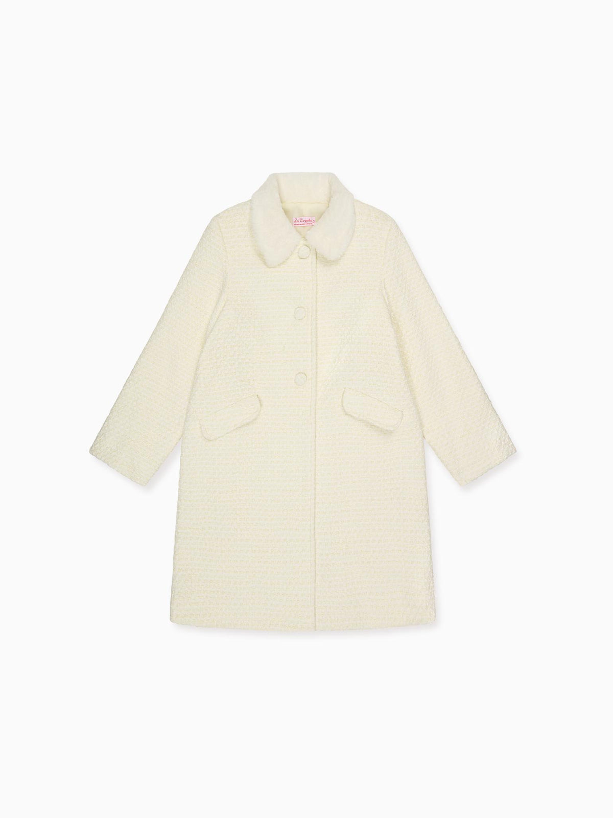 Ivory Rose Girl Coat