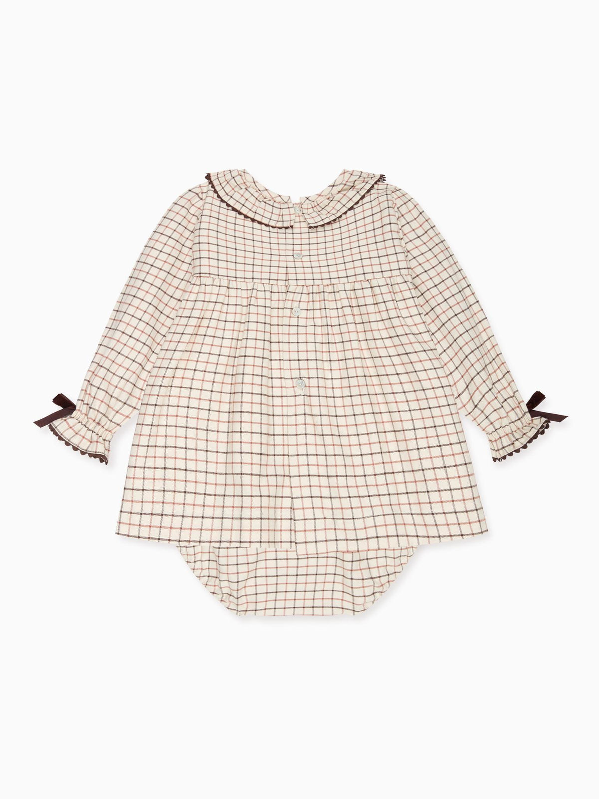 Caramel Check Tatiana Baby Girl Set