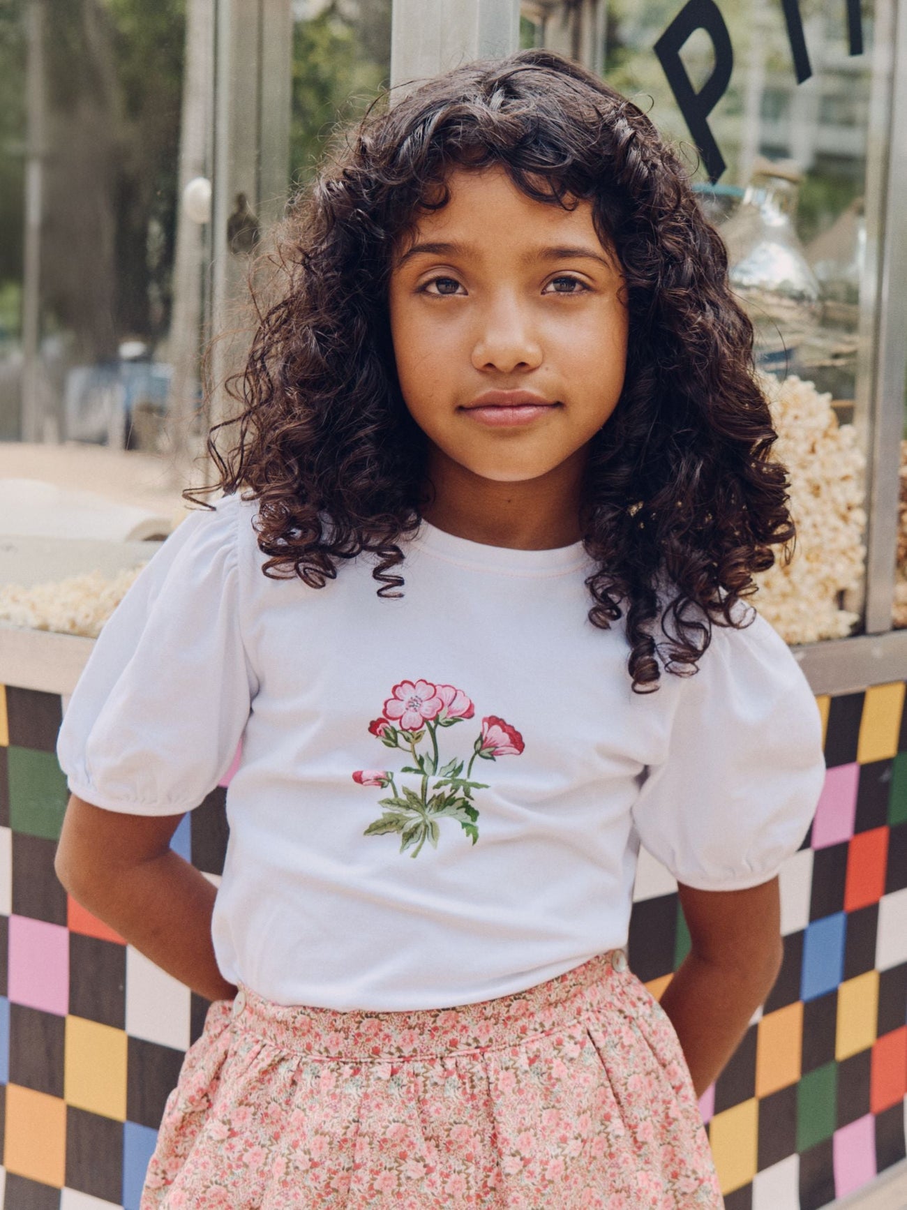 White Scarlet Girl Top