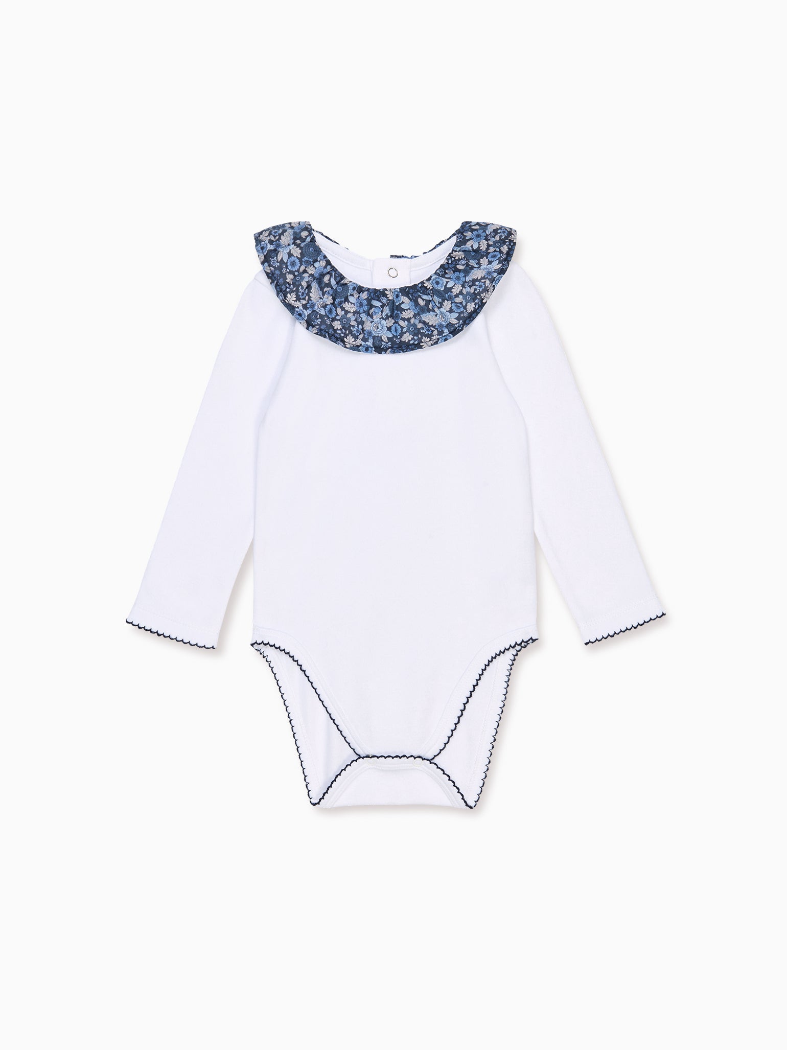 Navy Floral Tula Baby Girl Body Vest